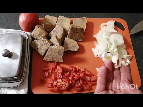 Видео: жареное говяжье вымя.