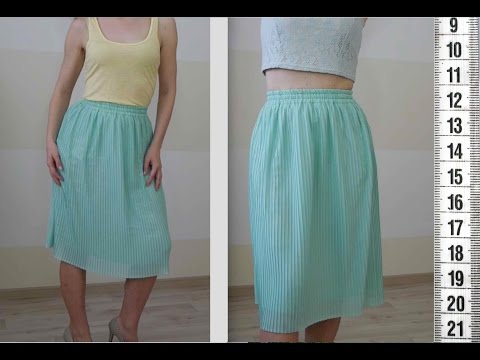 Видео: Я ШЬЮ: Юбка-плиссе / I SEW: Plisse skirt