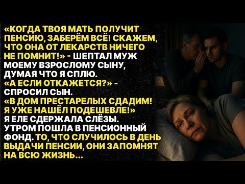 Видео: Мой муж и сын хотели оставить меня без денег, но они не ожидали на что я способна...
