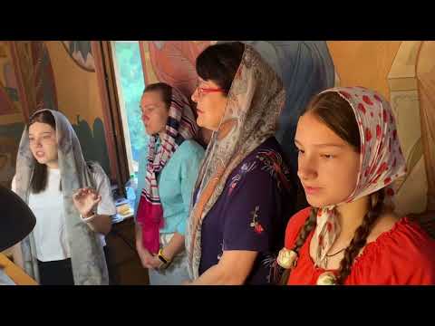 Видео: Фрагмент Литургии 16.06.2024. Блаженны, тропари, Трисвятое, прокимен