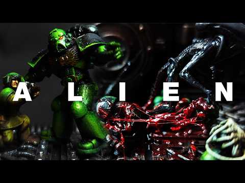 Видео: УЖАСНАЯ диорама пришельцев | Warhammer 40k