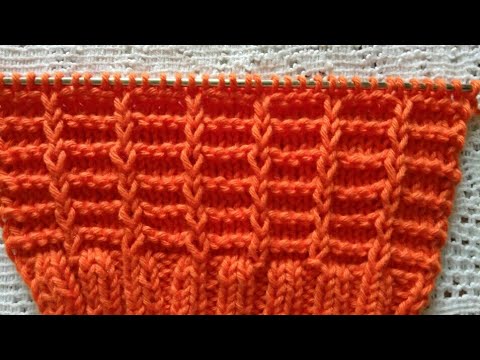 Видео: Красивый и очень лёгкий узор спицами. Универсальный!