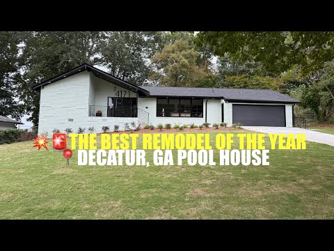 Видео: 🚨💥 Этот дом с бассейном в Декейтере, штат Джорджия, — ЛУЧШИЙ ремонт года! 🏡 Вы ОБЯЗАНЫ увидеть эт...