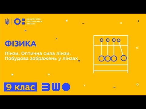 Видео: 9 клас. Фізика. Лінзи. Оптична сила лінзи. Побудова зображень у лінзах