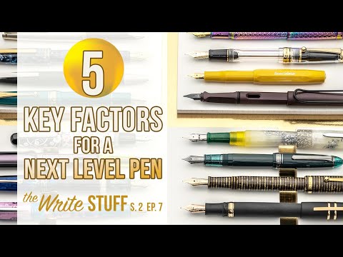 Видео: 5 ключевых факторов для ручки нового уровня — Write Stuff, S. 2 Ep. 7