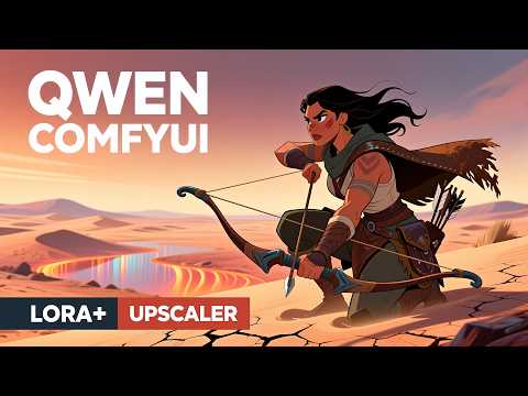 Видео: QWEN в ComfyUI — ПОЛНЫЙ ГАЙД: Установка, Настройка и Генерация картинок [Workflows Upscaler и I2I]