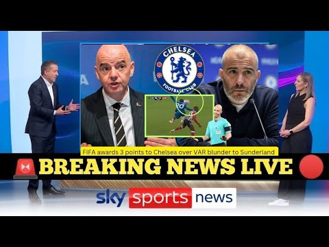 Видео: Президент ФИФА Инфантино наградил «Челси» тремя очками после спора о пенальти Кукуреллы против «С...