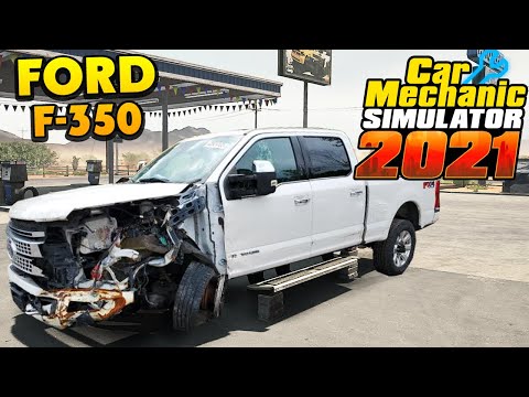 Видео: Реставрация Ford F-350 - Car Mechanic Simulator 2021 #244