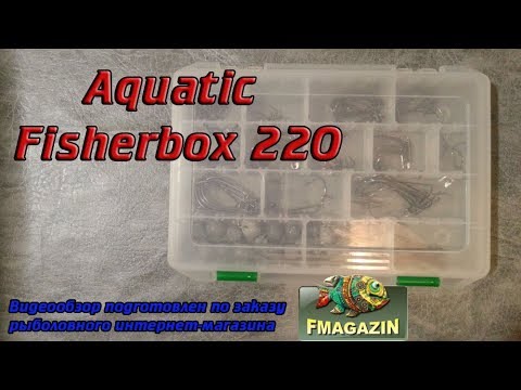 Видео: Видеообзор лучшей коробки для мелочей Aquatic Fisherbox 220 по заказу Fmagazin