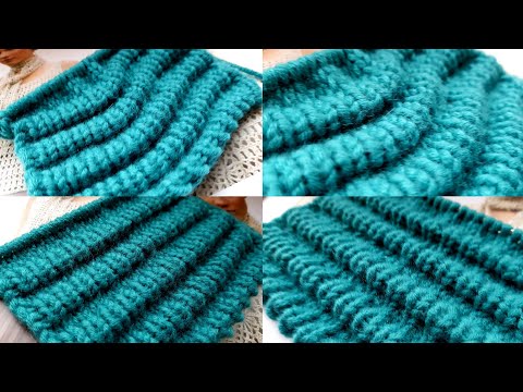 Видео: Оригинальный способ связать узор Клоке 🌺 knitting pattern.