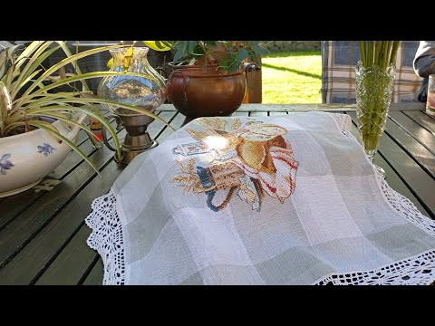 Видео: 12. Вышивка. Прикладное оформление вышивки. Сумка-шопер и хлебная салфетка @Irinabelayaptica