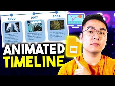 Видео: Простая анимированная временная шкала в Google Slides! *УРОКИ*