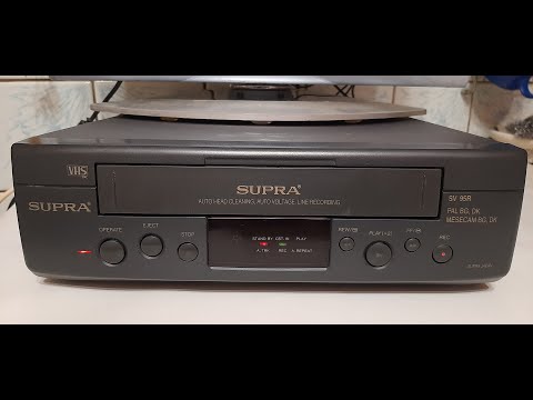 Видео: Пишущий видеоплеер SUPRA SV 95R 1994 года