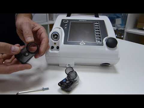 Видео: Подключение 1 патрубочного контура с клапаном выдоха к аппарату ИВЛ Ventilogic LS