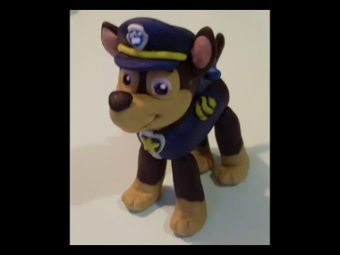 Видео: Щенячий патруль Гонщик из мастики. Собака из мастики.