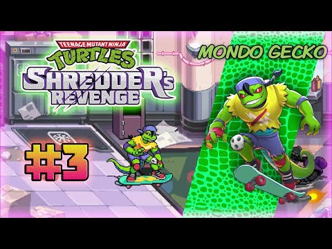 Видео: TMNT: Shredder's Revenge (PC)-Дополнение: Радикальные Рептилии #3 (За Ящера Мондо).