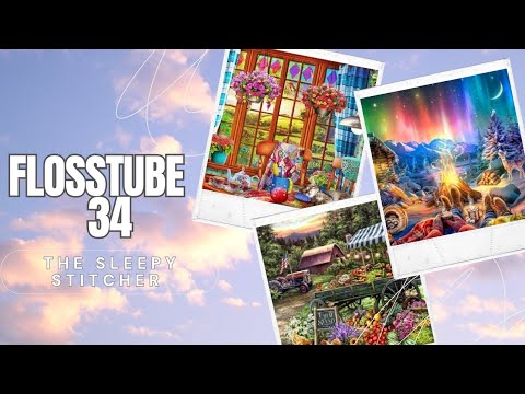 Видео: Flosstube 34 — все яркие, красочные проекты полного покрытия ✨️