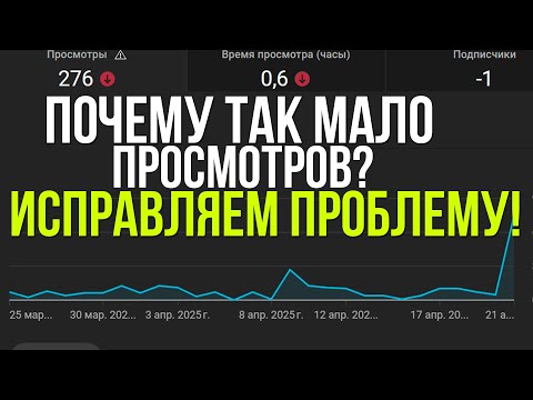 Видео: ПОЧЕМУ ВИДЕО ЮТУБ НАБИРАЮТ МАЛО ПРОСМОТРОВ!? КАК ВЫЙТИ В РЕКОМЕНДАЦИИ YOUTUBE !?
