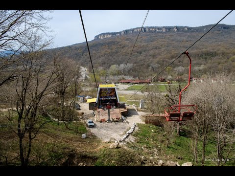 Видео: Савранская канатная дорога. Пещера Желаний. Скала Чёртов палец. Адыгея. Апрель. 2024.