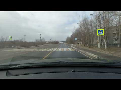 Видео: Дорога из Мурманска в Никель через Лотту - Приречный 6 мая 2023