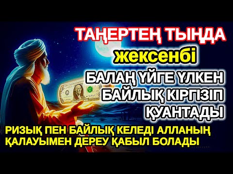Видео: жексенбі Балаң миллиондап ақша тауып ата анасын қатты қуантады,шыққан бүкіл тілегің орындалады