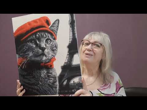 Видео: Когда не умеешь рисовать но,очень хочется,рисуйте картины по номерам.