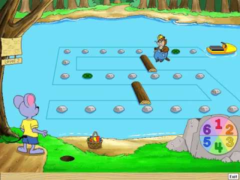 Видео: Детский сад «Reader Rabbit» — Часть 7: Цифровая древесина (Прокладывание маршрута в походе)