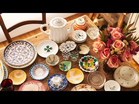 Видео: Моя любимая коллекция посуды в моем французском антикварном шкафу |GOROGORO КУХНЯ