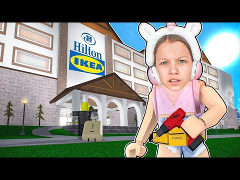 Видео: Построим Отель для Голодных в IKEA Роблокс?