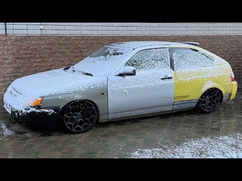 Видео: Ваз 21123 установка пневмы подвески