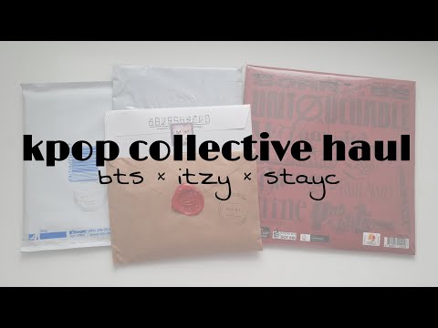 Видео: распаковка k-pop карт bts, stayc и альбома itzy "born to be" | K-POP COLLECTIVE HAUL