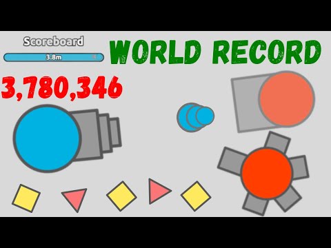 Видео: Diep.io | Легендарный забег | Хищник 3,78 м в 2TDM (WR)