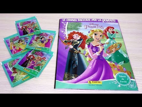 Видео: PANINI Принцессы Дисней: Сказочные таланты. Обзор альбома и первые наклейки