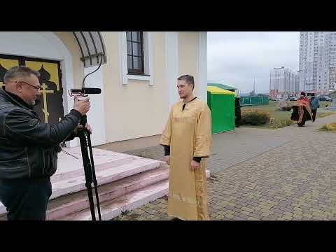 Видео: Строительство Минского храма преподобного Сергия Радонежского, колокольный звон при подъеме купола