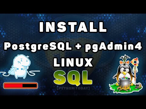 Видео: Установка PostgreSQL и pgAdmin4 на Linux Ubuntu