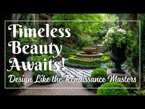 Видео: Искусство порядка: проекты итальянских садов эпохи Возрождения для небольших дворов, богатых клас...