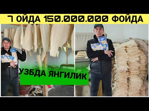 Видео: УЗБЕКИСТОНДА ЯНГИЛИК БУНАКАСИ БУЛМАГАН ЯНГИ БИЗНЕС