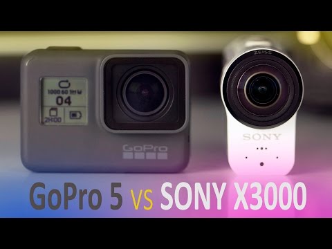 Видео: GoPro Hero 5 Black vs Sony FDR-X3000 – эпическое сражение!