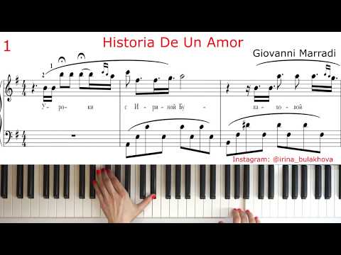 Видео: HISTORIA DE UN AMOR GIOVANNI MARRADI PIANO Tutorial Music Sheet How to play EASY ИСТОРИЯ ЛЮБВИ  Ноты