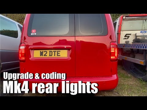 Видео: Обновление задних фонарей Vw Caddy 2k mk4