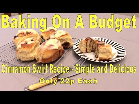 Видео: Рецепт завитков с корицей — просто и вкусно (всего 22 пенса за штуку)