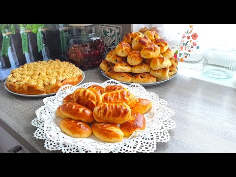 Видео: Пироги с яблоками!Плюшечки !Шниц Кухен!