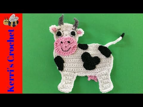 Видео: Вязание крючком коровы