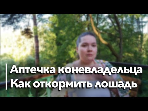 Видео: Моё мнение об аптечке коневладельца и откорме лошади.