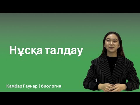 Видео: Слив талдау