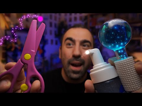 Видео: АСМР для людей с СДВГ или тревожностью — быстрый и медленный поток энергии ⚡💤