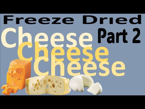 Видео: Сублимированный сыр. Часть 2