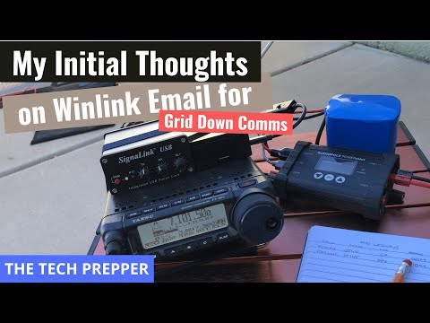 Видео: Мои первые мысли о Winlink Email для Grid Down Comms