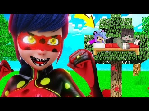 Видео: МЫ СПРЯТАЛИСЬ ОТ ЗЛОЙ ЛЕДИ БАГ НА СЕКРЕТНОМ ДЕРЕВЕ В МАЙНКРАФТ