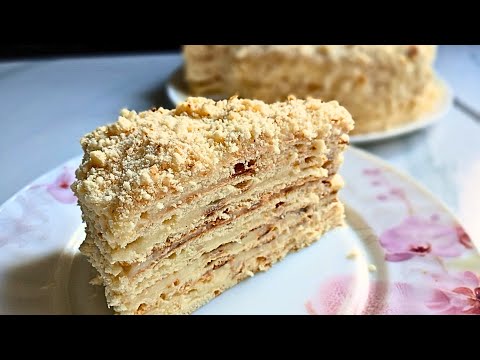 Видео: Торт "Наполеон" на СКОВОРОДЕ!! Бюджетно, просто, а главное ОЧЕНЬ ВКУСНО!!!